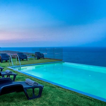 Anastasis Luxury Villa Andros With Heated Pool Sineti Eksteriør bilde