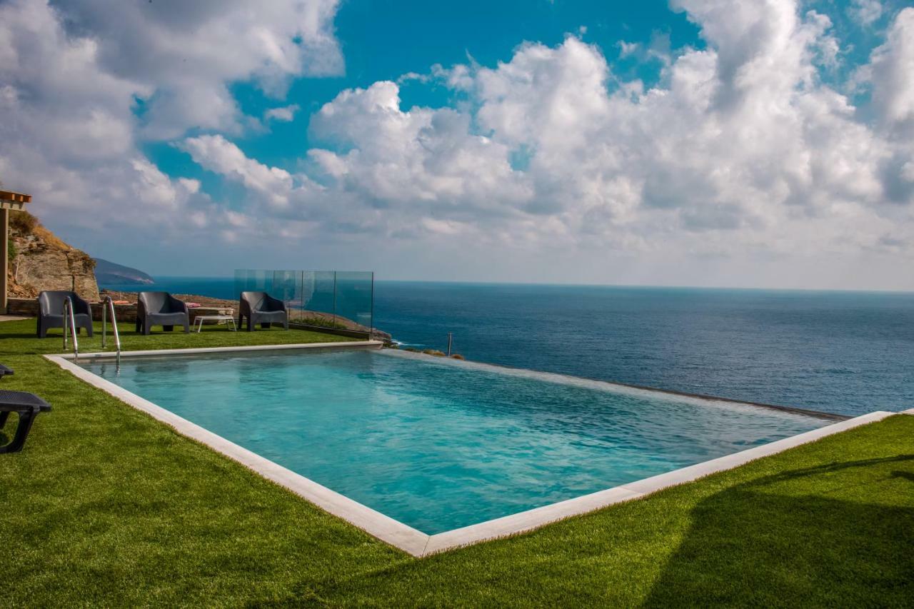 Anastasis Luxury Villa Andros With Heated Pool Sineti Eksteriør bilde