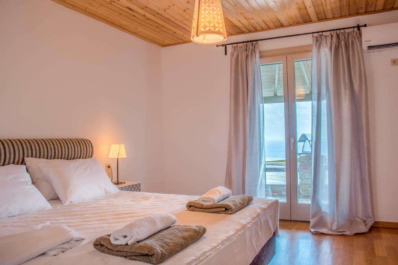 Anastasis Luxury Villa Andros With Heated Pool Sineti Eksteriør bilde