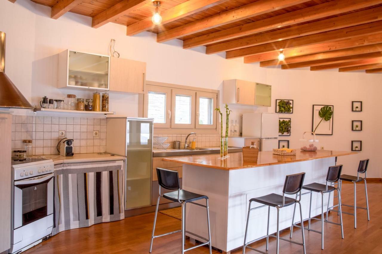 Anastasis Luxury Villa Andros With Heated Pool Sineti Eksteriør bilde